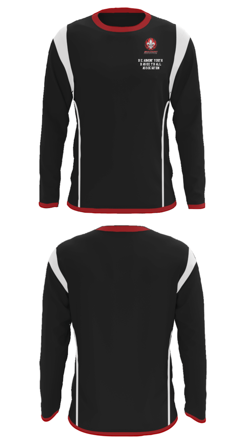 Long Sleeve Performance Shirt, Beaumont Youth Basketball Association, Men's Basketball, Teamtime, Team time, sublimation, custom sports apparel, team uniforms, spirit wear, spiritwear, sports uniforms, custom shirts, team store, custom team store, fundraiser sports, apparel fundraiser