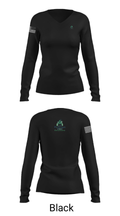 Pa Brown Cleaning 87353339 Women's Long Sleeve V-neck Shirt - 13