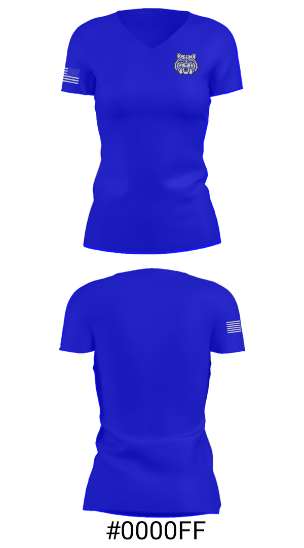 Women's Short Sleeve Vneck Shirt, Meridian High School Swimming, Swimming, Teamtime, Team time, sublimation, custom sports apparel, team uniforms, spirit wear, spiritwear, sports uniforms, custom shirts, team store, custom team store, fundraiser sports, apparel fundraiser