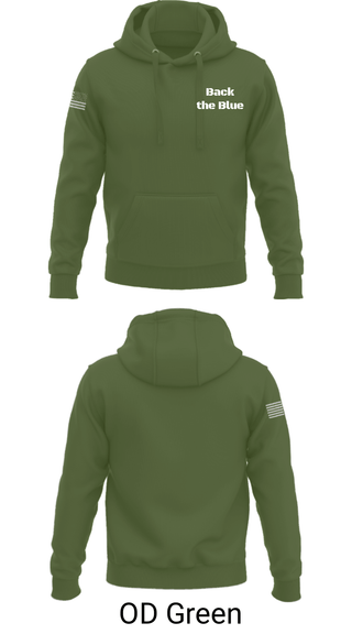 Hoodie, Back the Blue, Police, Teamtime, Team time, sublimation, custom sports apparel, team uniforms, spirit wear, spiritwear, sports uniforms, custom shirts, team store, custom team store, fundraiser sports, apparel fundraiser