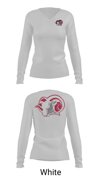 Women's Long Sleeve Vneck Shirt, Franklinton High School Swimming, Swimming, Teamtime, Team time, sublimation, custom sports apparel, team uniforms, spirit wear, spiritwear, sports uniforms, custom shirts, team store, custom team store, fundraiser sports, apparel fundraiser
