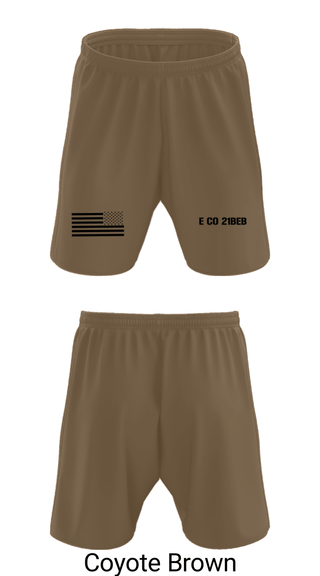 Athletic Shorts With Pockets, E CO 21BEB, Army, Teamtime, Team time, sublimation, custom sports apparel, team uniforms, spirit wear, spiritwear, sports uniforms, custom shirts, team store, custom team store, fundraiser sports, apparel fundraiser