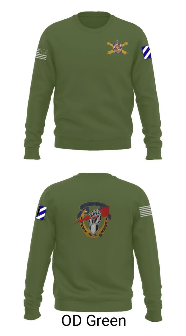 Crew Neck Sweatshirt, , Army, Teamtime, Team time, sublimation, custom sports apparel, team uniforms, spirit wear, spiritwear, sports uniforms, custom shirts, team store, custom team store, fundraiser sports, apparel fundraiser
