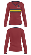 Reach Leadership Steam Academy 41896625 Women's Long Sleeve V-neck Shirt - 31
