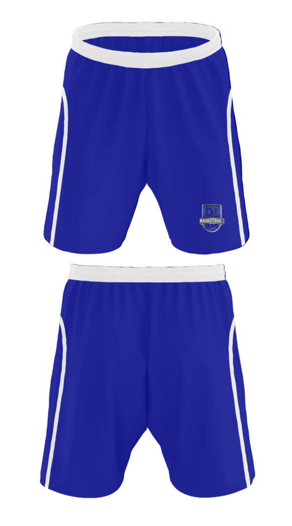 Athletic Shorts With Pockets, D1 Basketball DFW, Men's Basketball, Teamtime, Team time, sublimation, custom sports apparel, team uniforms, spirit wear, spiritwear, sports uniforms, custom shirts, team store, custom team store, fundraiser sports, apparel fundraiser