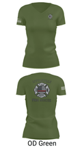 Littleville Fire & Rescue 55821755 Women's Short Sleeve V-neck Shirt - 28