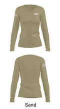 3ID 16634995 Women's Long Sleeve V-neck Shirt - 47