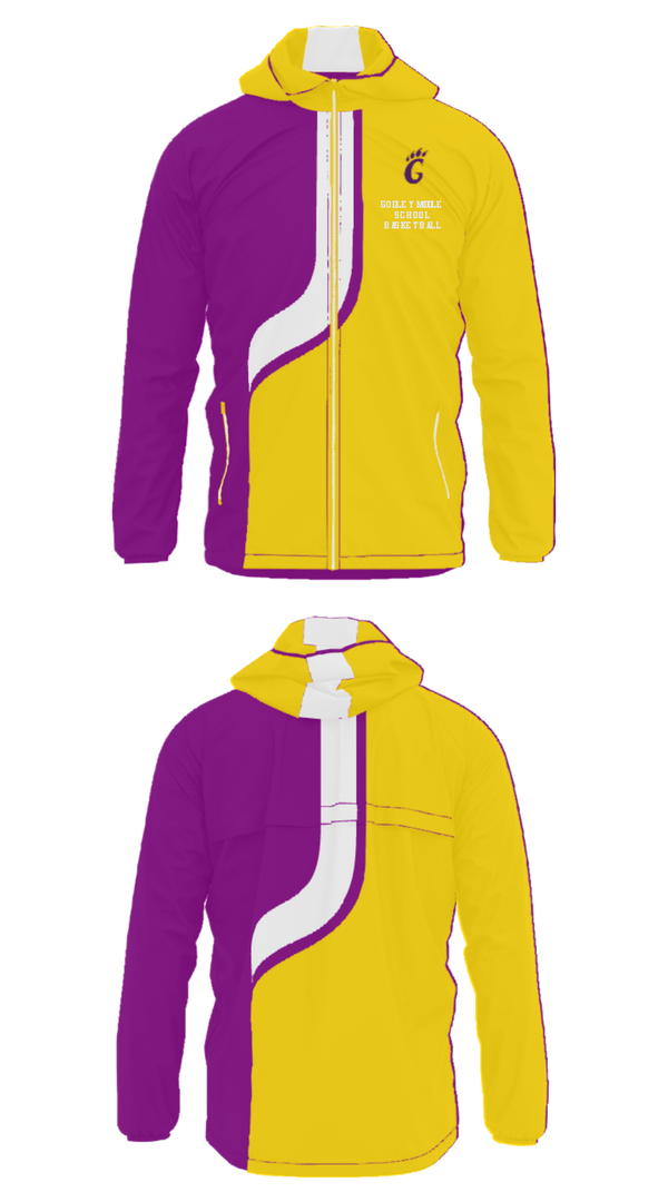 Windbreaker, Godley Middle School Basketball, Women's Basketball, Teamtime, Team time, sublimation, custom sports apparel, team uniforms, spirit wear, spiritwear, sports uniforms, custom shirts, team store, custom team store, fundraiser sports, apparel fundraiser