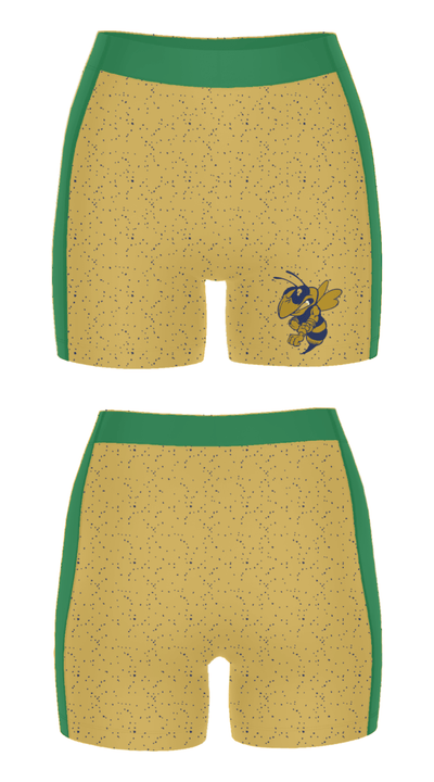 Kingfisher Middle School Wrestling 8097155 Women's Compression Shorts - 27
