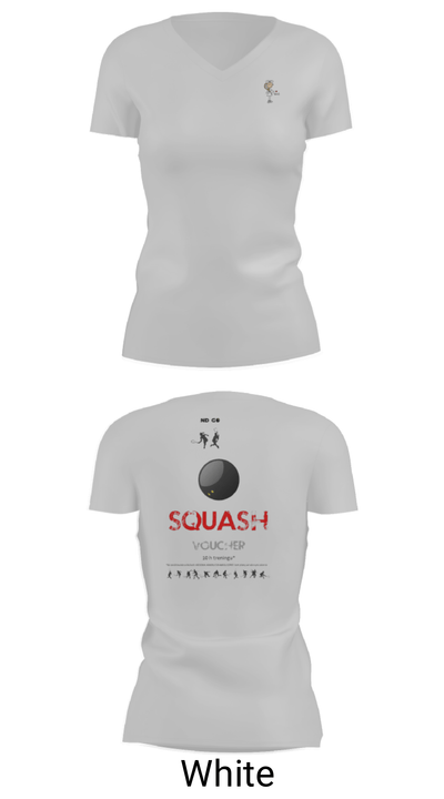Cambridge Squash 43033891 Women's Short Sleeve V-neck Shirt - 7