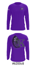 Keokuk High School 14181877 Long Sleeve Performance Shirt - 18
