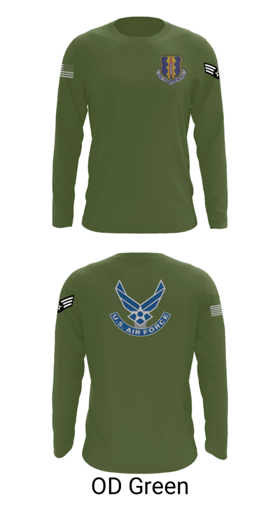 33rd Tactical Fighter Wing 38217245 Long Sleeve Performance Shirt - 27
