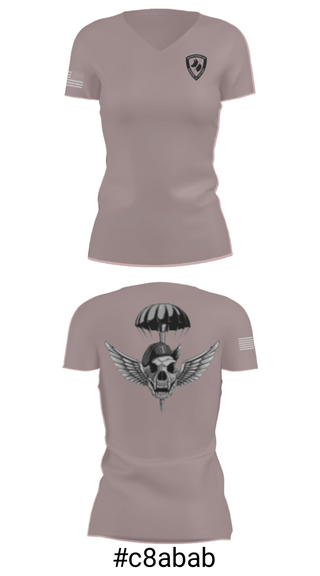 Women's Short Sleeve Vneck Shirt, , Army, Teamtime, Team time, sublimation, custom sports apparel, team uniforms, spirit wear, spiritwear, sports uniforms, custom shirts, team store, custom team store, fundraiser sports, apparel fundraiser