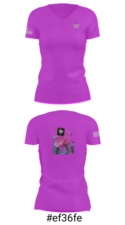 Paradise Funnel Cakes 47204520 Women's Short Sleeve V-neck Shirt - 21
