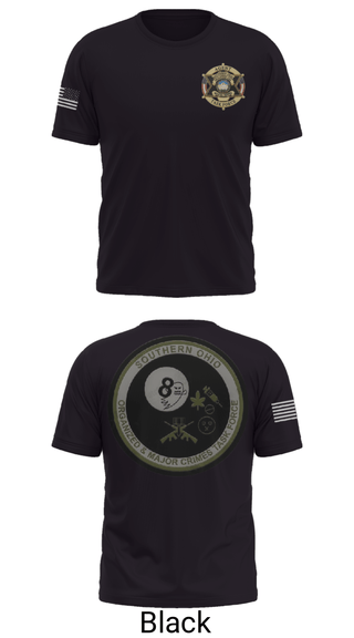 Short Sleeve Performance Shirt, Southern Ohio Organized and Major Crimes Task Force, Police, Teamtime, Team time, sublimation, custom sports apparel, team uniforms, spirit wear, spiritwear, sports uniforms, custom shirts, team store, custom team store, fundraiser sports, apparel fundraiser