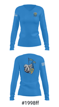 Castle Rock Elementary 34121157 Women's Long Sleeve V-neck Shirt - 20