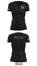 Washington High School Wrestling 75731174 Women's Short Sleeve V-neck Shirt - 14