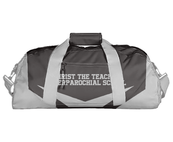 Duffle Bag, Christ The Teacher Interparochial School, Spirit Store, Teamtime, Team time, sublimation, custom sports apparel, team uniforms, spirit wear, spiritwear, sports uniforms, custom shirts, team store, custom team store, fundraiser sports, apparel fundraiser