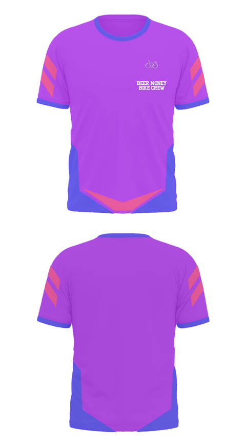 Short Sleeve Performance Polo, Beer Money Bike Crew, Cycling, Teamtime, Team time, sublimation, custom sports apparel, team uniforms, spirit wear, spiritwear, sports uniforms, custom shirts, team store, custom team store, fundraiser sports, apparel fundraiser