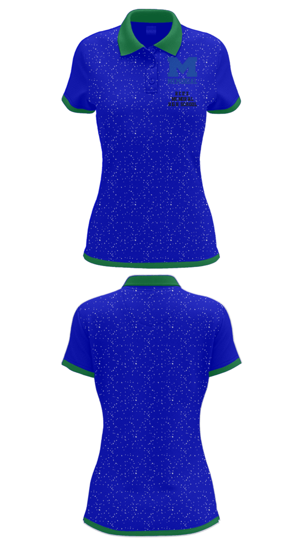 Women's Short Sleeve Performance Polo, Reitz Memorial High School, Spirit Store, Teamtime, Team time, sublimation, custom sports apparel, team uniforms, spirit wear, spiritwear, sports uniforms, custom shirts, team store, custom team store, fundraiser sports, apparel fundraiser