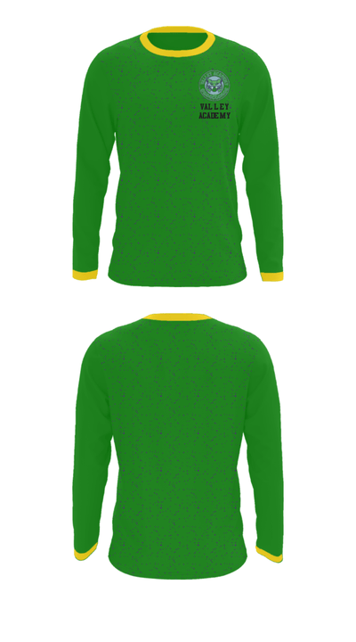 Valley Academy 4429794 Long Sleeve Performance Shirt - 34
