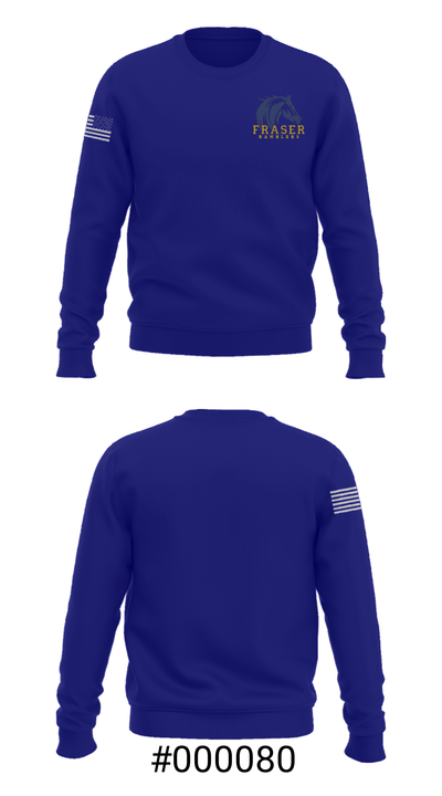 Fraser High School Gymnastics 3305383 Crew Neck Sweatshirt - 16