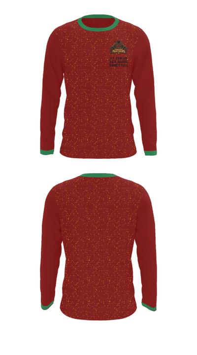 J F Shields High School Basketball 10341826 Long Sleeve Performance Shirt - 35