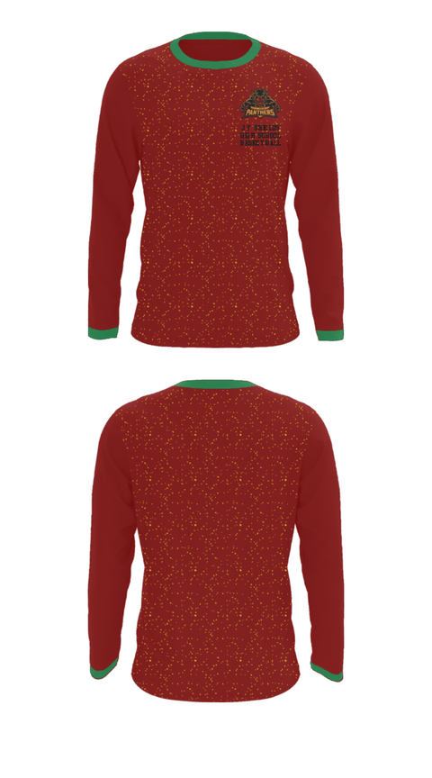 Long Sleeve Performance Shirt, J F Shields High School Basketball, Men's Basketball, Teamtime, Team time, sublimation, custom sports apparel, team uniforms, spirit wear, spiritwear, sports uniforms, custom shirts, team store, custom team store, fundraiser sports, apparel fundraiser