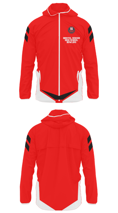 Bristol Senior High School Bowling 41863070 Windbreaker - 25