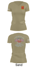 Alpha Battery 1st Battalion 75th Field Artillery 73323132 Women's Short Sleeve V-neck Shirt - 44