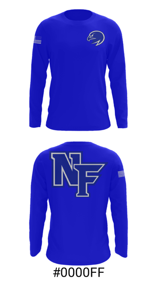 Long Sleeve Performance Shirt, North Forney High School Basketball, Women's Basketball, Teamtime, Team time, sublimation, custom sports apparel, team uniforms, spirit wear, spiritwear, sports uniforms, custom shirts, team store, custom team store, fundraiser sports, apparel fundraiser