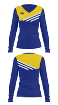 Riley High School Wrestling 31032576 Women's Long Sleeve V-neck Shirt - 28