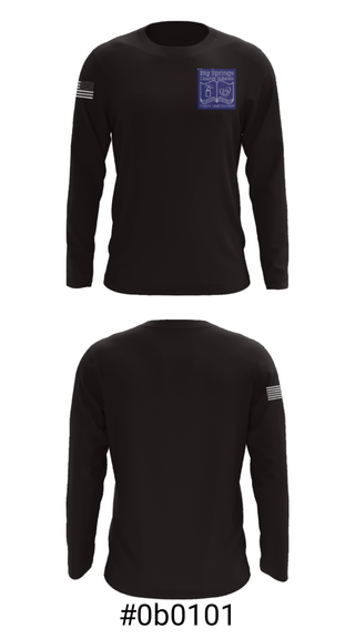 Long Sleeve Performance Shirt, Big Springs Charter School, Spirit Store, Teamtime, Team time, sublimation, custom sports apparel, team uniforms, spirit wear, spiritwear, sports uniforms, custom shirts, team store, custom team store, fundraiser sports, apparel fundraiser