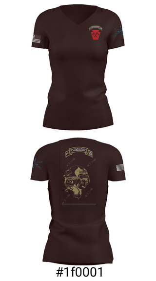 Women's Short Sleeve Vneck Shirt, 1-111th IN BN 38506759, Army, Teamtime, Team time, sublimation, custom sports apparel, team uniforms, spirit wear, spiritwear, sports uniforms, custom shirts, team store, custom team store, fundraiser sports, apparel fundraiser