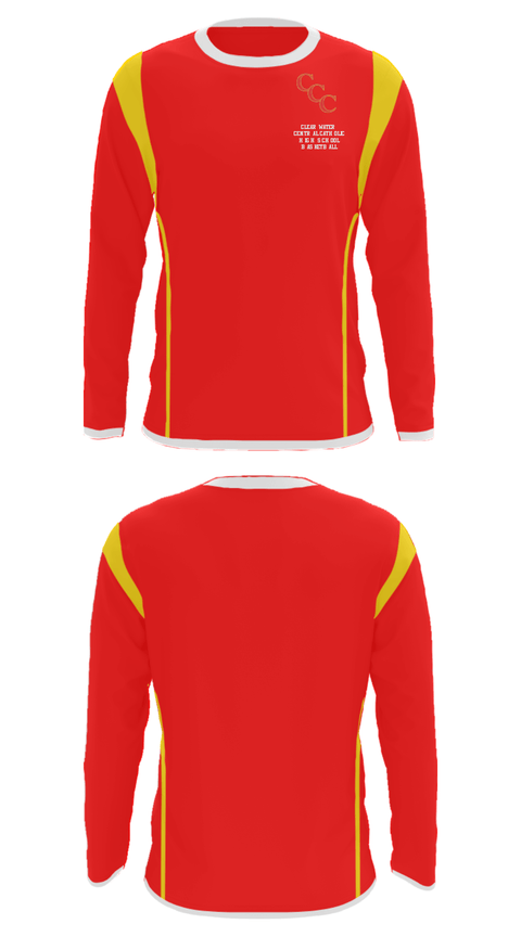 Long Sleeve Performance Shirt, Clearwater Central Catholic High School Basketball, Women's Basketball, Teamtime, Team time, sublimation, custom sports apparel, team uniforms, spirit wear, spiritwear, sports uniforms, custom shirts, team store, custom team store, fundraiser sports, apparel fundraiser