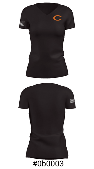 Women's Short Sleeve Vneck Shirt, Celina High School, Wrestling, Teamtime, Team time, sublimation, custom sports apparel, team uniforms, spirit wear, spiritwear, sports uniforms, custom shirts, team store, custom team store, fundraiser sports, apparel fundraiser
