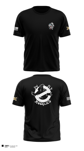 Old School Cotton Feel Shirt, 3rd PLT, Alpha Company, 2nd Cavalry 5th regiment, Army, Teamtime, Team time, sublimation, custom sports apparel, team uniforms, spirit wear, spiritwear, sports uniforms, custom shirts, team store, custom team store, fundraiser sports, apparel fundraiser