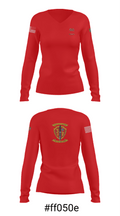 3rd. Battalion 7th. Marines 15768807 Women's Long Sleeve V-neck Shirt - 7
