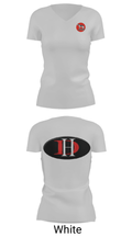 Aurora Junior High School Basketball 76390681 Women's Short Sleeve V-neck Shirt - 7