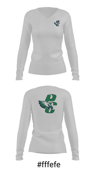 Women's Long Sleeve Vneck Shirt, Pine Creek High School Basketball, Women's Basketball, Teamtime, Team time, sublimation, custom sports apparel, team uniforms, spirit wear, spiritwear, sports uniforms, custom shirts, team store, custom team store, fundraiser sports, apparel fundraiser