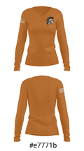 Ortonville High School Basketball 59262589 Women's Long Sleeve V-neck Shirt - 20