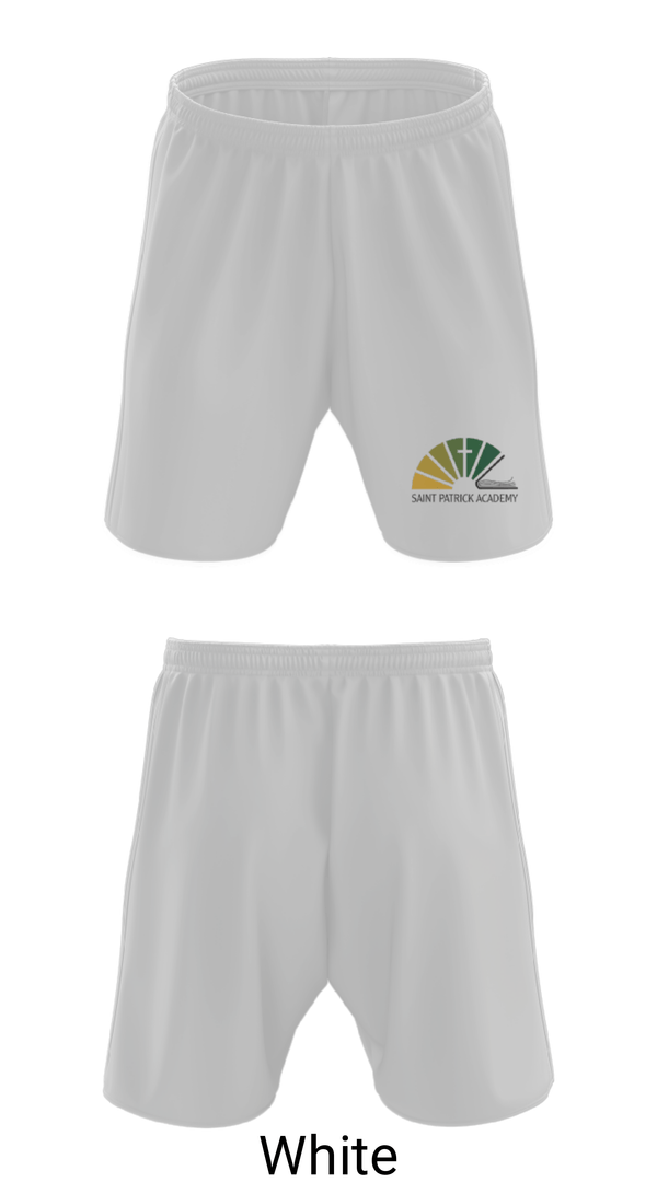 Athletic Shorts With Pockets, St. Patrick Academy, Spirit Store, Teamtime, Team time, sublimation, custom sports apparel, team uniforms, spirit wear, spiritwear, sports uniforms, custom shirts, team store, custom team store, fundraiser sports, apparel fundraiser