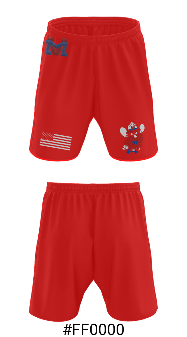 Athletic Shorts With Pockets, Medicine Valley High School Wrestling, Wrestling, Teamtime, Team time, sublimation, custom sports apparel, team uniforms, spirit wear, spiritwear, sports uniforms, custom shirts, team store, custom team store, fundraiser sports, apparel fundraiser