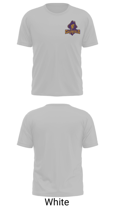 Clay High School Swimming 77837335 Short Sleeve Performance Shirt - 5
