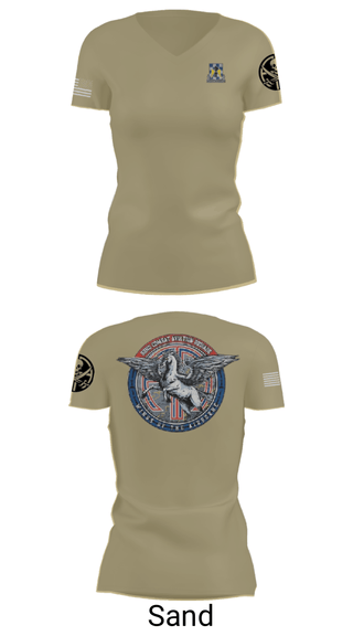 Women's Short Sleeve Vneck Shirt, , Army, Teamtime, Team time, sublimation, custom sports apparel, team uniforms, spirit wear, spiritwear, sports uniforms, custom shirts, team store, custom team store, fundraiser sports, apparel fundraiser