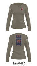 Vacaville fire 82363373 Women's Long Sleeve V-neck Shirt - 39
