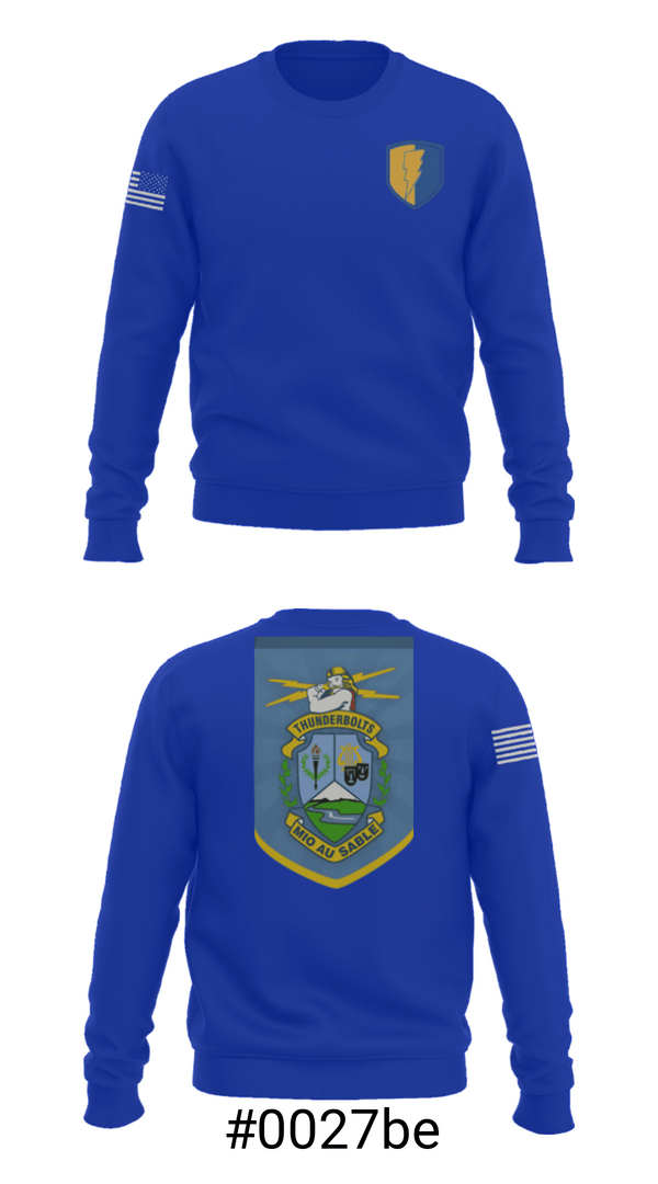 Crew Neck Sweatshirt, MIO Ausable schools, Spirit Store, Teamtime, Team time, sublimation, custom sports apparel, team uniforms, spirit wear, spiritwear, sports uniforms, custom shirts, team store, custom team store, fundraiser sports, apparel fundraiser