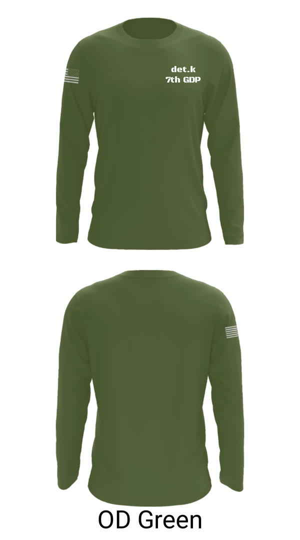 Long Sleeve Performance Shirt, det.k 7th GDP, , Teamtime, Team time, sublimation, custom sports apparel, team uniforms, spirit wear, spiritwear, sports uniforms, custom shirts, team store, custom team store, fundraiser sports, apparel fundraiser
