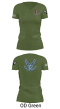 33rd Tactical Fighter Wing 38217245 Women's Short Sleeve V-neck Shirt - 28
