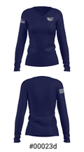 Hornedo Middle School Volleyball 25580249 Women's Long Sleeve V-neck Shirt - 20